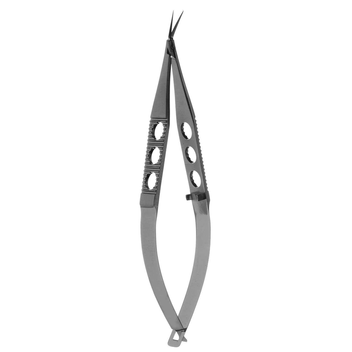 Stern-Gills Scissors, Thin Blades W/ Sharp Tips, 10.0 Mm Length, Angled Forward, 4 3/4" (12.0 Cm)